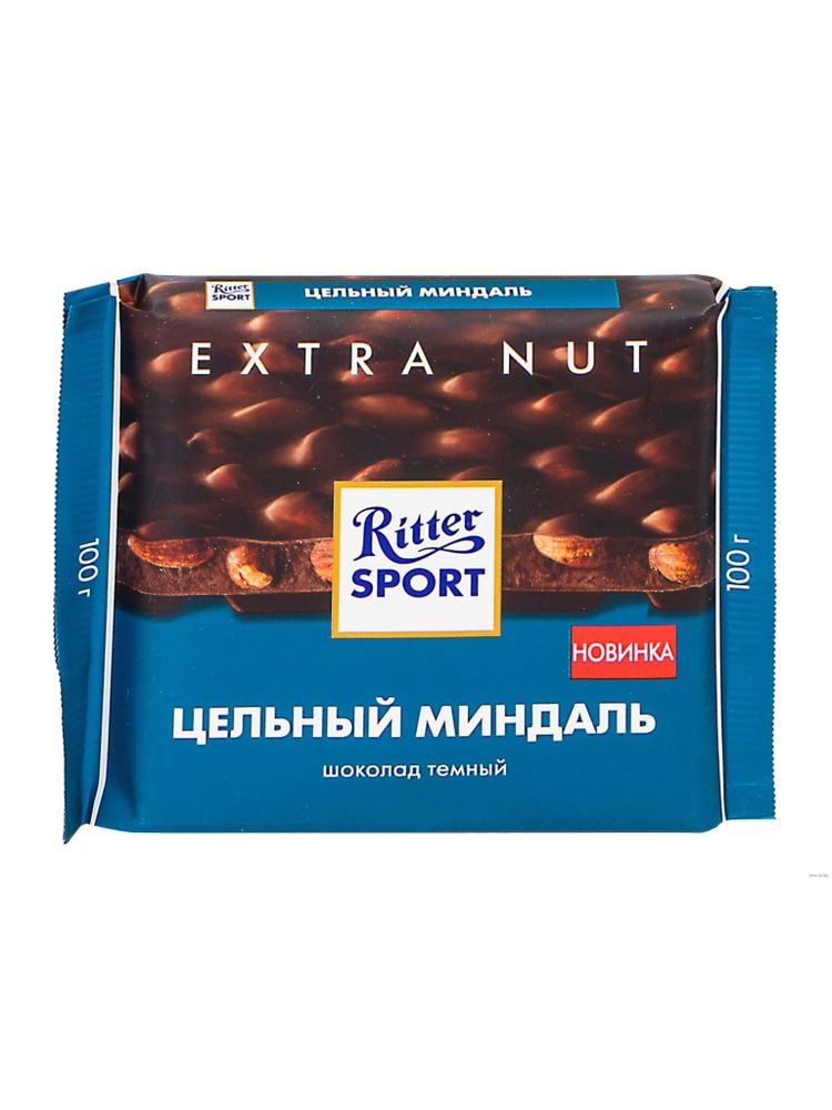 Шоколад тёмный Ritter Sport Цельный миндаль 100 г x 2 шт