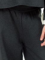 Брюки широкие для девочки AT991 темно-серый