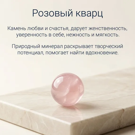Браслет Денежный магнит из натурального камня розового кварца с тремя рунами Феху из серебра 925