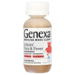 Genexa, Infants 'Pain & Fever, органическая голубика, 160 мг, 59 мл (2 жидк. Унции)