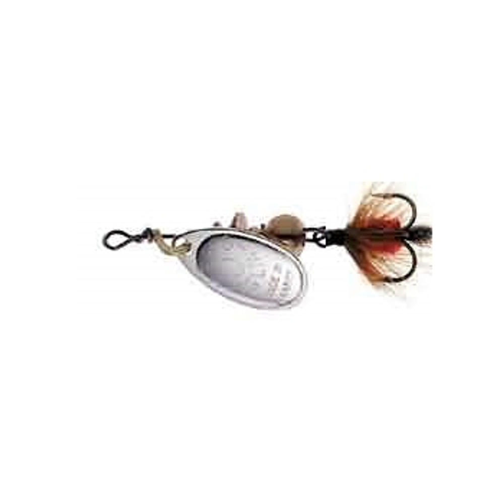 Блесна вращающаяся Mepps AGLIA MOUCHE, 1, SILVER/Red fly