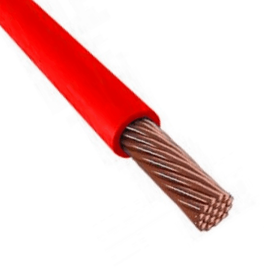 Провод ПуГВ   1*6 красный / Провод ПуГВнг(А)-LS 1х6,0 ГОСТ (200м), красный TDM SQ0124-0795