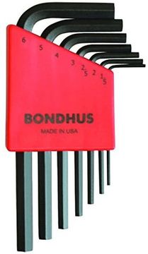 Набор из 7 черных ключей BONDHUS S 1.5-6mm 12292