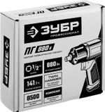 ЗУБР ПГ-880К, 1/2″, 880 Н·м, ударный пневматический гайковерт, Профессионал (64250)