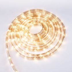 ULD-D50 8M-С08 IP44 WARM WHITE Гирлянда светодиодная Дюралайт. 8м. С контроллером. Теплый белый свет. Провод прозрачный. ТМ Uniel