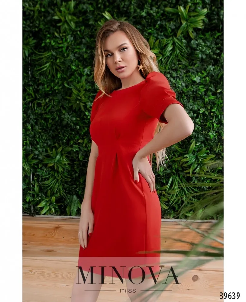 Платье 1066-красный Minova