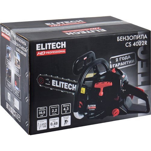 Бензопила ELITECH CS 4022R (E1611.004.00)