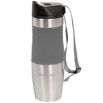 Термокружка нерж сталь, пластик, 0.48 л, Kamille, ремешок, с TPR-вставкая, в асс, 2051