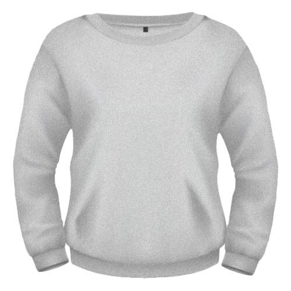 СВИТШОТ ЖЕНСКИЙ ФЛИС, 280 гр, светл.меланж, M-301_50 (XL)