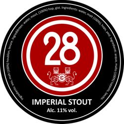 Пиво Caulier 28 Imperial Stout Пиво Caulier 28 Imperial Stout