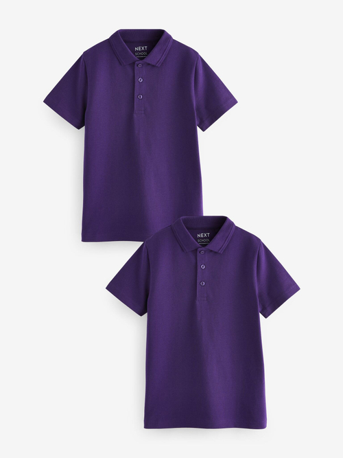 Поло для мальчика Next Q90-644, 2 шт., Фиолетовый