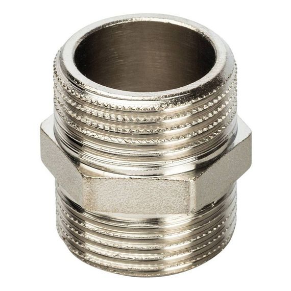 Ниппель STOUT никелированный HH 3/4 — (1)