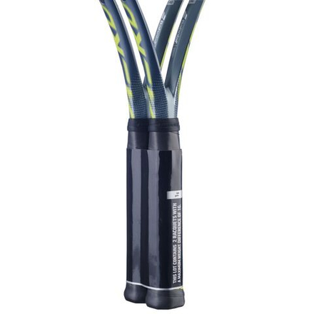 Теннисная ракетка Babolat Pure Aero 98 Gen-9 2-Pack - metallic dark forest/yellow