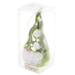 Елочная игрушка «Новогодний лесовичок» 5,5*6*12,5 см, зеленый