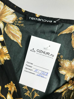 Платье Terranova с V-образным вырезом, маркировка М, визуально 46 размер