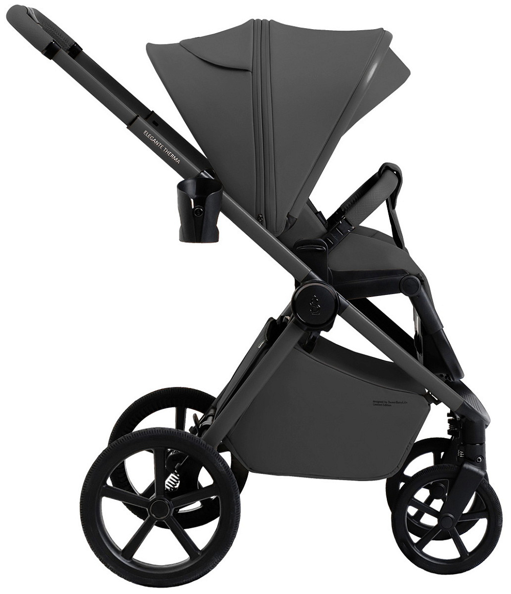 Коляска 3 в 1 Sweet Baby SBL Elegante Therma Colore + автокресло Premier Black Dark Grey