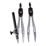 Готовальня 10 предм. циркуль, грифели, циркуль под карандаш,карандаш,4лин.