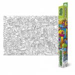 Раскраска А1 ГеоДом Большая раскраска. Дудл. Мегаполис