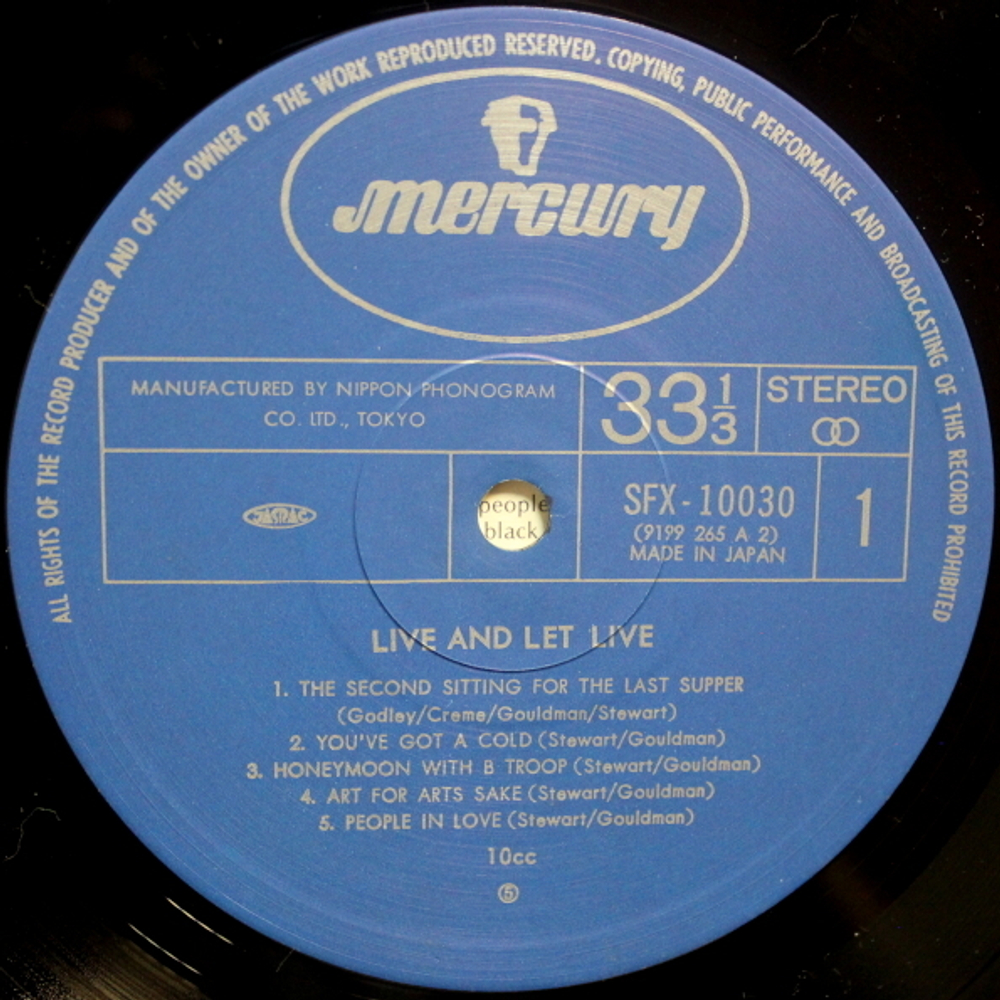 10cc / Live And Let Live (2LP)