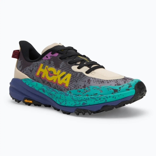 Кроссовки для бега HOKA Speedgoat 6 oatmeal/mountain iris