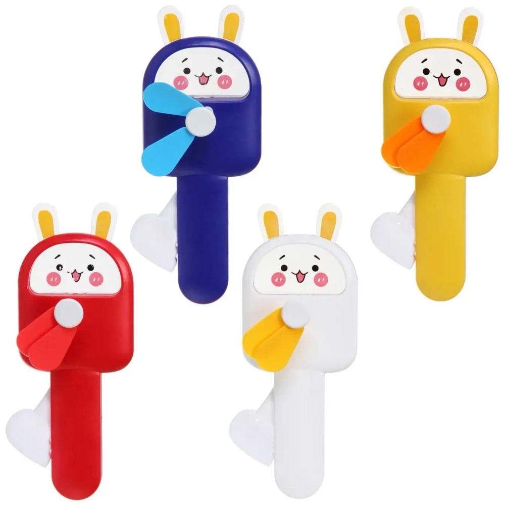 Вентилятор «Задорный Зайка» 18 см, микс