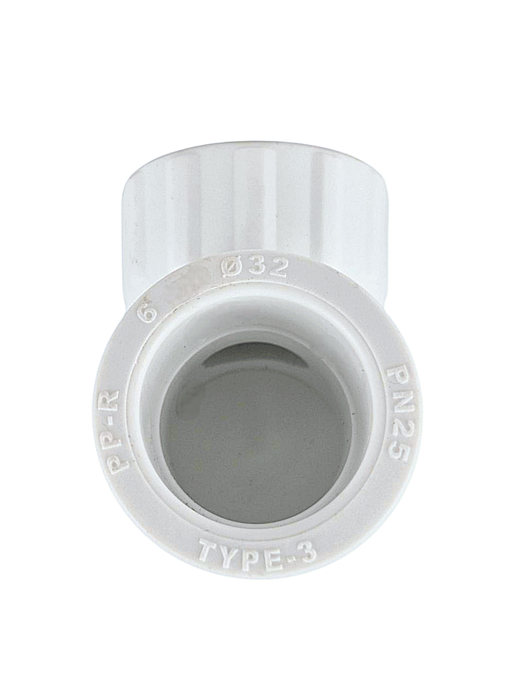 Угольник комбинированный PPR внутренняя резьба 32х 1/2,  белый, РТП (60/15)