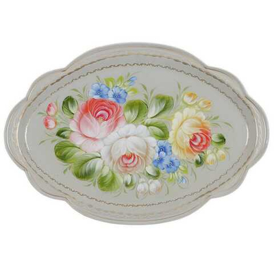 Zhostovo metal tray A11D210725145