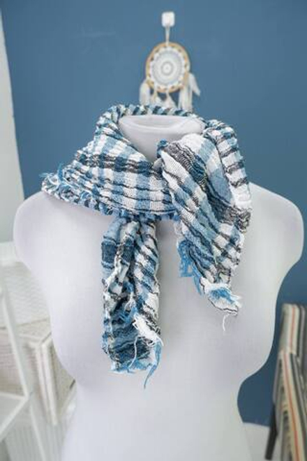 Платок легкий в клетку