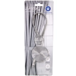 Подхват для штор на магните «Эклектика серебро» 9,5см