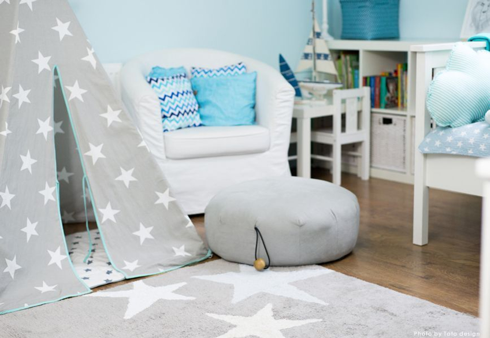 Ковер Lorena Canals Three Stars Grey-Blue (120 x 160 см)