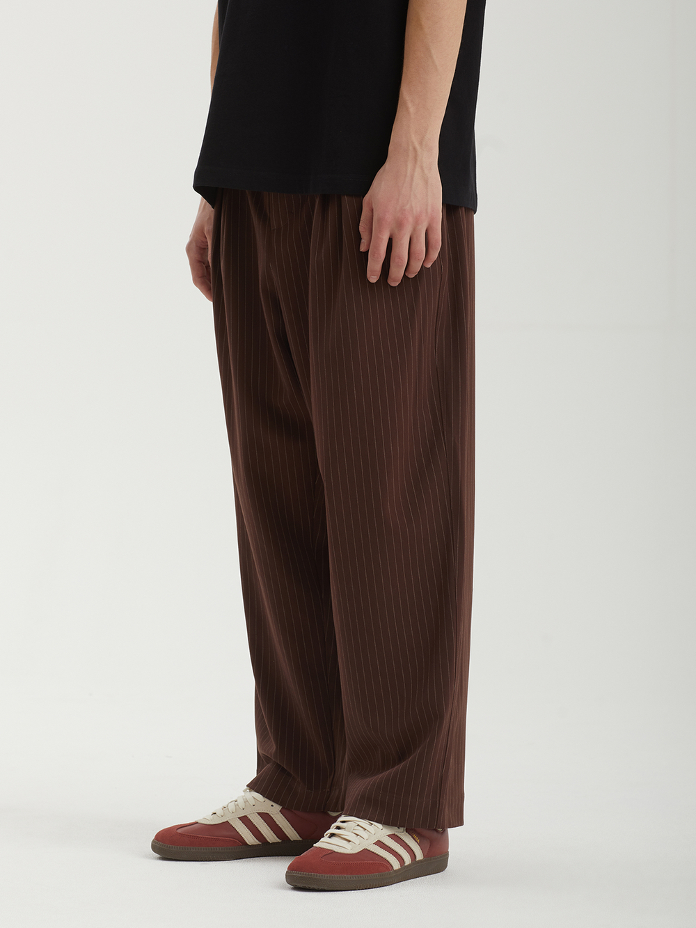 Мужские Брюки (Baggy Fit) Elastic Waist Baggy