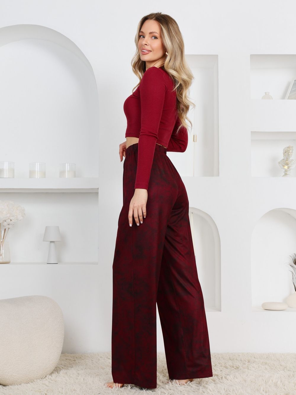 Брюки Ная Виотекс БОРДОВЫЙ