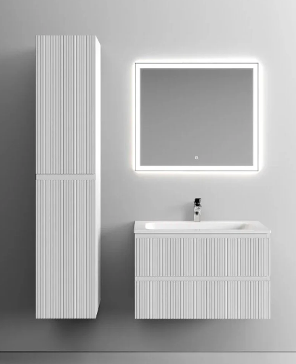 Тумба подвесная SANCOS Snob T 790х445х500, c двумя ящиками оснащенными доводчиками, Bianco, арт.SNT80W