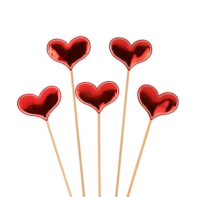 Пики-топперы «Сердце», 12 см, 5 шт