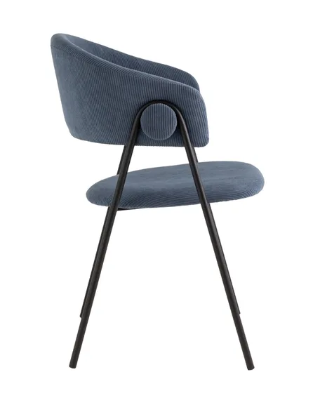 Стул Loop пыльно-синий вельвет