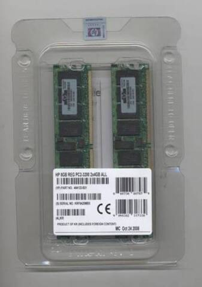 Оперативная память HP 8GB(2x4GB) FBD PC2-5300 4R Memory KIT 490750-B21