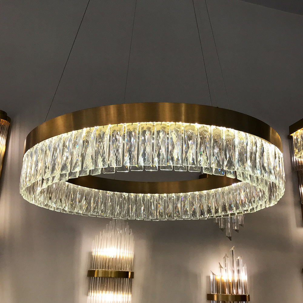 Люстра Cloyd TELEMAN C1 / Ø60 см - латунь (арт.10768)