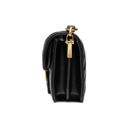 Сумка Pinko Ladies Black Love Mini Puff Maxi Quilt Crossbody Bag, 1P22YM-A03Z-Z99Q