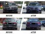 Обвес переделка для MERCEDES BENZ S CLASS W223 S320 S400 2020+ ДО S450 AMG РЕСТАЙЛИНГ АМГ Мерседес Бенц S класс