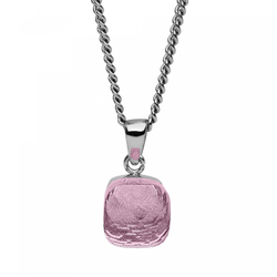 Колье Qudo Firenze light rose 400063.1 R/S цвет фиолетовый, серебряный