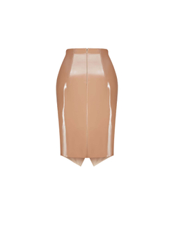 Драпированная мини-юбка из лаке