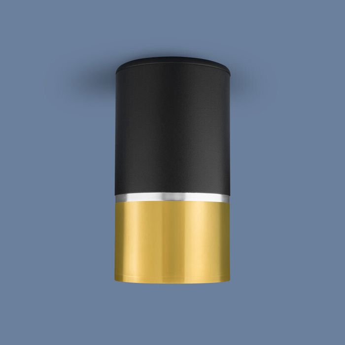 Накладной светильник Elektrostandard DLN106 GU10 черный/золото