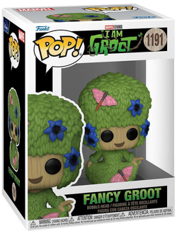 Фигурка Funko POP! Bobble Marvel I Am Groot Fancy Groot Marie Hair (1191) 70649
