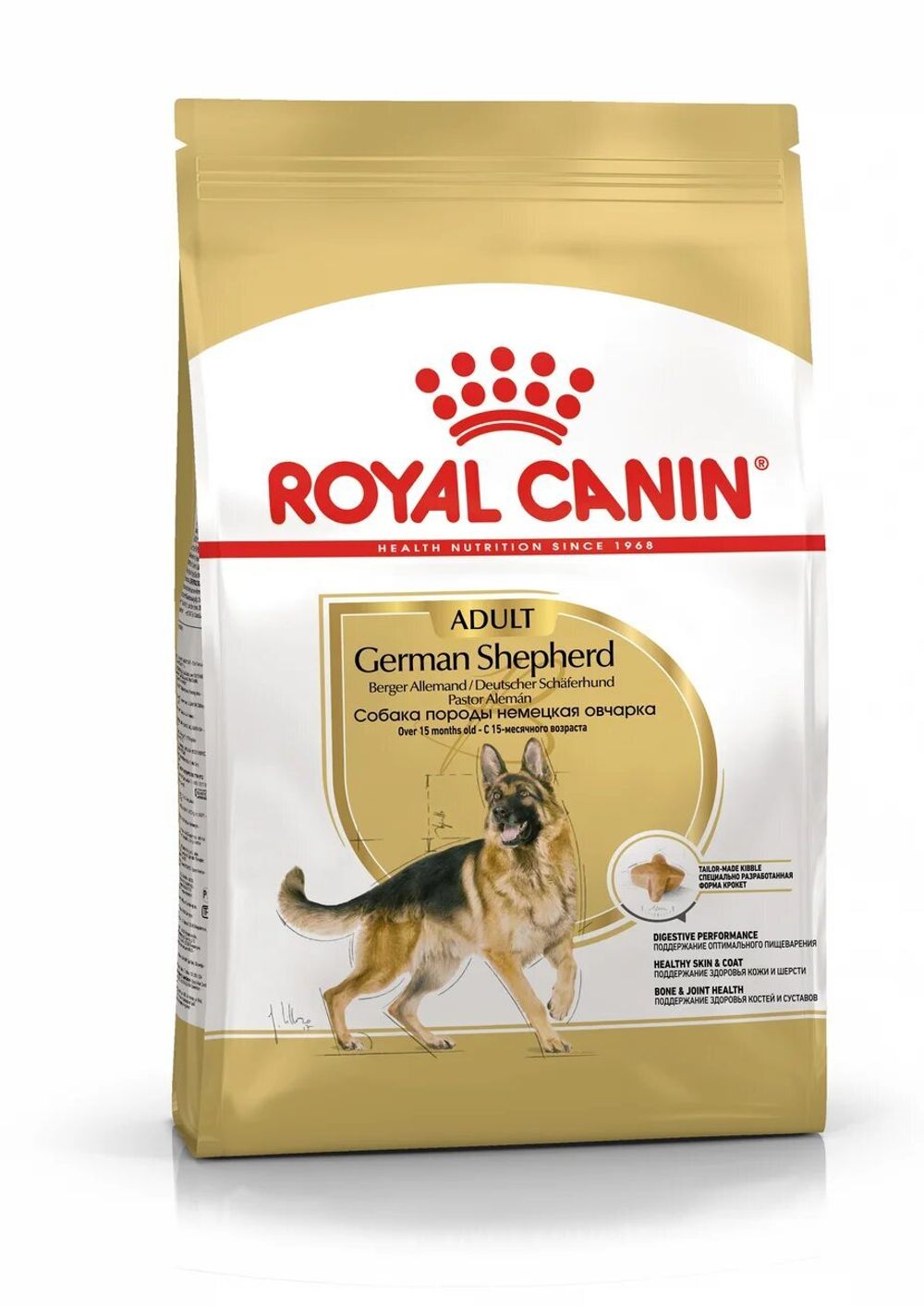 Сухой корм Royal Canin German Shepherd Adult для взрослых собак породы Немецкая Овчарка от 15 месяцев