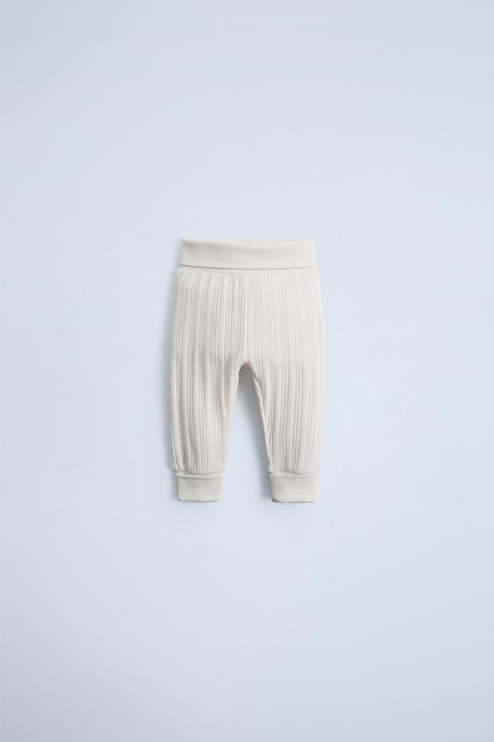 ZARA НАБОР ИЗ 2 РЕГУЛИРУЕМЫХ ЛЕГИНСОВ, ГОЛУБОЙ/БЕЖЕВЫЙ