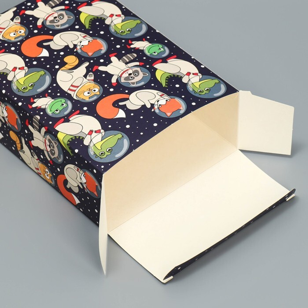 Коробка складная «Космо мир», 16 × 23 × 7.5 см