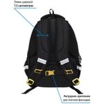 Рюкзак Berlingo Comfort Street racing 38*27*18см, 700 гр., 3отд. 3 карм, с эргон. спинкой