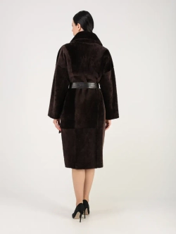 Дубленка зимняя шуба натуральная двухсторонняя оверсайз