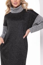 Платье "Мишель" (грей/блэк) П7985 LT Collection