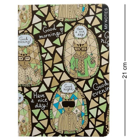 BM-21/4 Блокнот бол. «Богемные коты» (твердая обложка)